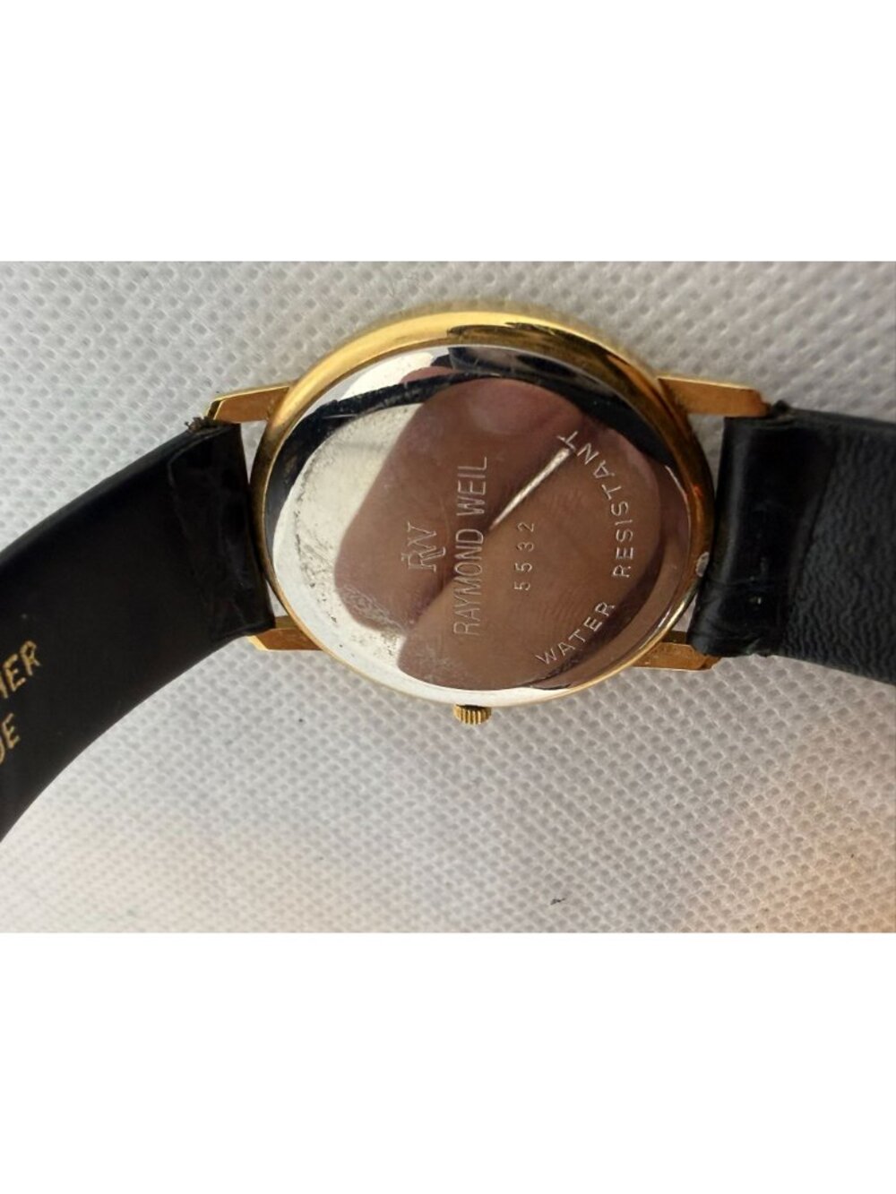 Raymond Weil Geneve 5532 32MM Gold Plate White Dial Roman Swiss Quartz Watch - Picture 12 of 14